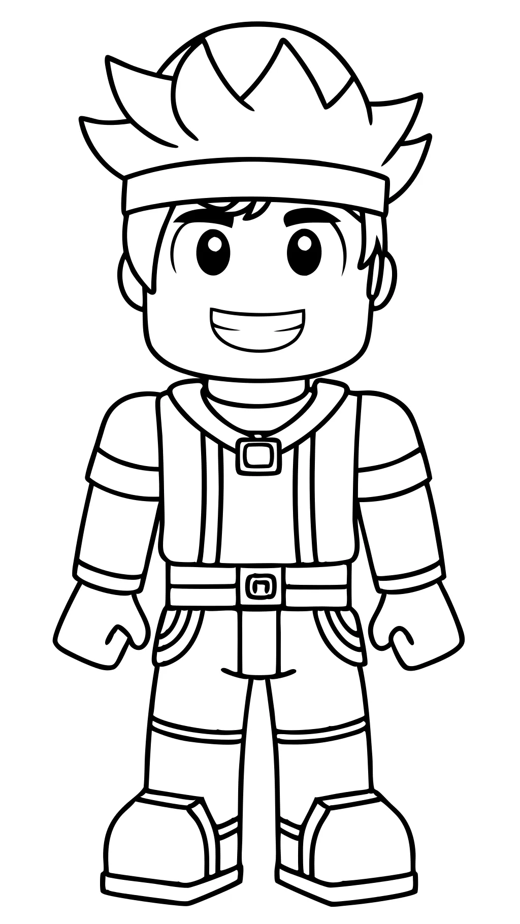 roblox coloring pages boy